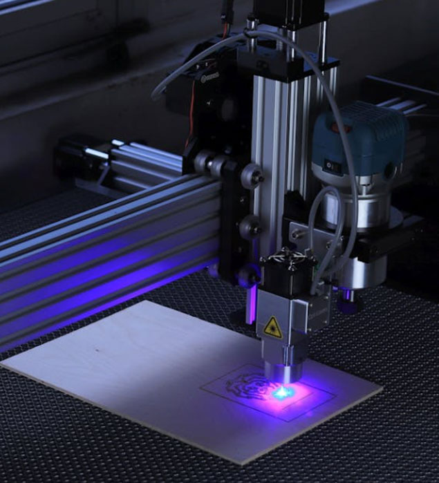 Laser CNC Router Cutting Visual